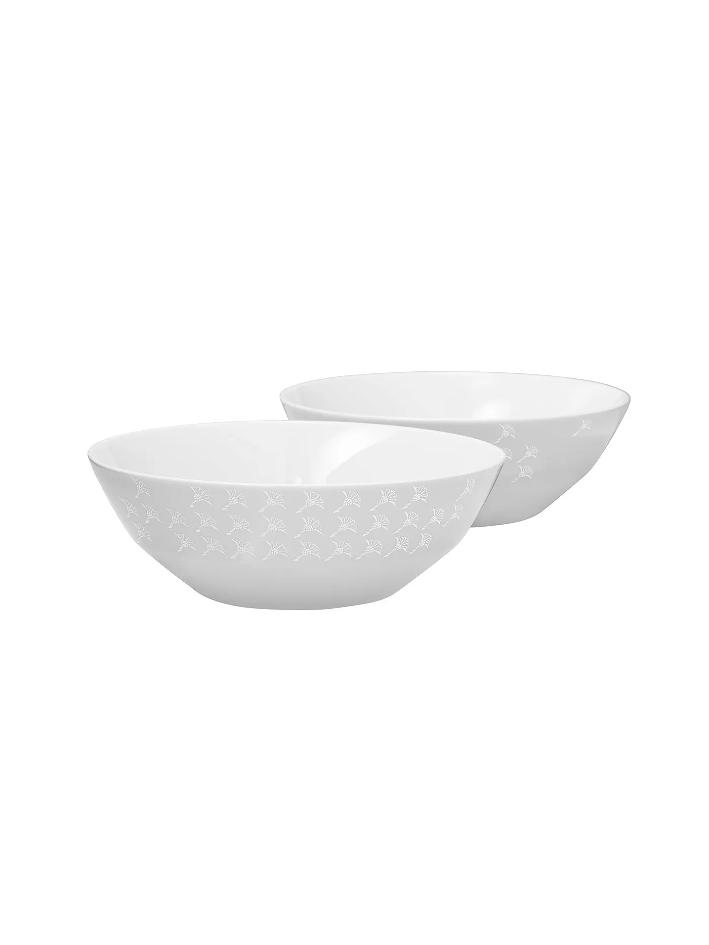 JOOP | Schalen 2er Set 16x5,5cm Faded  Cornflower Weiss | 